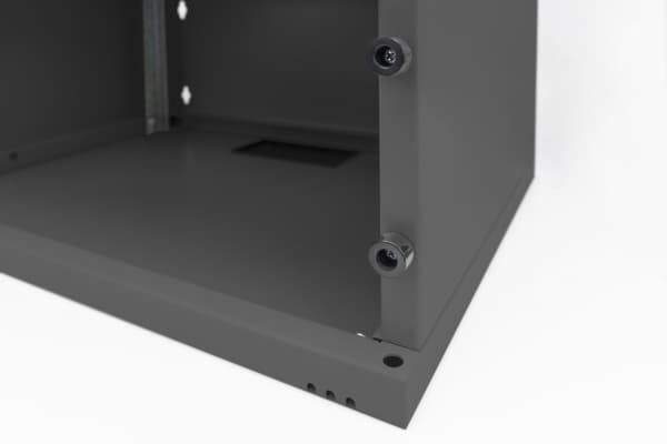 Digitus SoHo Series - Skap - 540 x 400 mm (WxD), unassembled - veggmonterbar - svart, RAL 9005 - 4U - 19"