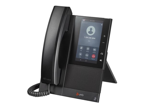 Poly CCX 505 - VoIP-telefon - SIP, SDP, RTCP, RTP, SRTP Svart