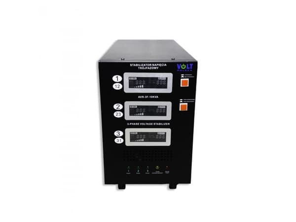 Volt strømforsyning Trefase spenningsstabilisator Volt Polska AVR PRO 10000VA