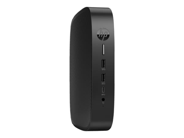 HP Elite t655 - Tunn klient - SFF 1 x Ryzen Embedded R2314 / upp till 3.5 GHz - RAM 8 GB - flash 32 GB - eMMC - Radeon Graphics - Gigabit Ethernet, B