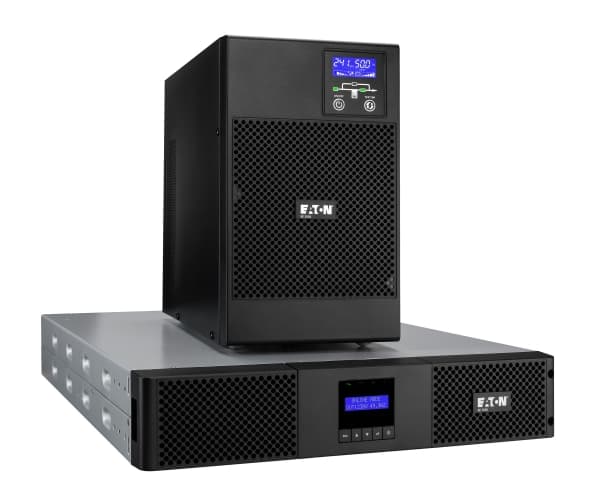 Eaton 9E - UPS - AC 200/220/230/240 V - 900 Watt - 1000 VA - RS-232, USB - utgångskontakter: 4 - 2U - svart
