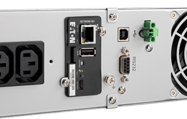 Eaton 9E - UPS - AC 200/220/230/240 V - 900 Watt - 1000 VA - RS-232, USB - utgångskontakter: 4 - 2U - svart