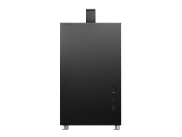 Jonsbo T8 PLUS, Mini Tower, PC, Svart, Mini-ITX, Gjuten aluminium, Stål, Härdat glas, Spela
