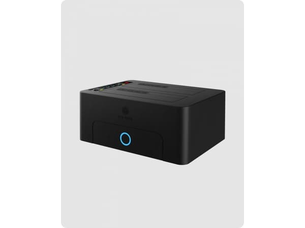 ICY BOX IB-1232CL-U3, HDD, SSD, Serial ATA III, 2.5,5.25", USB 3.2 Gen 1 (3.1 Gen 1) Type-A, 5 Gbit/s, Musta