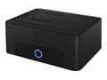 Pikkukuva 1 / 4: ICY BOX IB-1232CL-U3, HDD, SSD, Serial ATA III, 2.5,5.25", USB 3.2 Gen 1 (3.1 Gen 1) Type-A, 5 Gbit/s, Musta