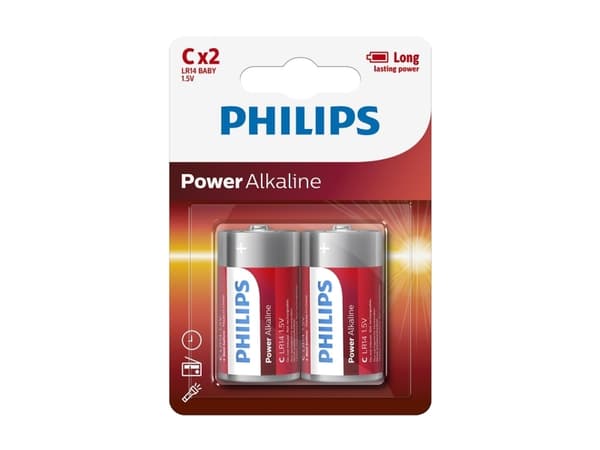 Philips Power Life LR14P2B - Batteri 2 x C - alkaliskt