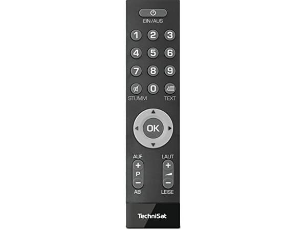 TechniSat IsiZapper Universal, TV, Tryckknappar, Svart