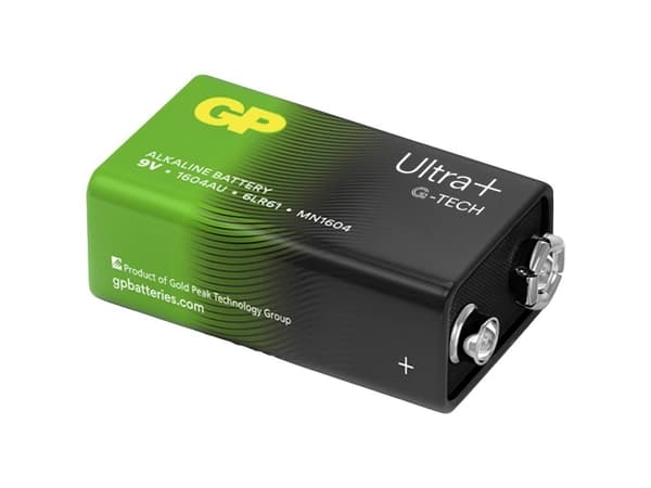 GP Ultra Plus - Batteri 9V - Alkalisk