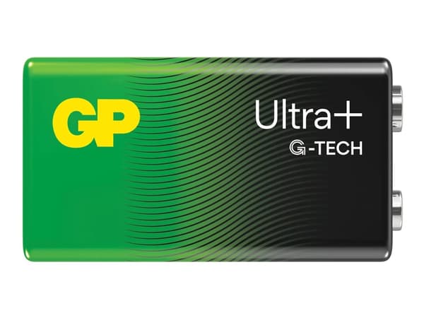 GP Ultra Plus - Batteri 9V - Alkalisk
