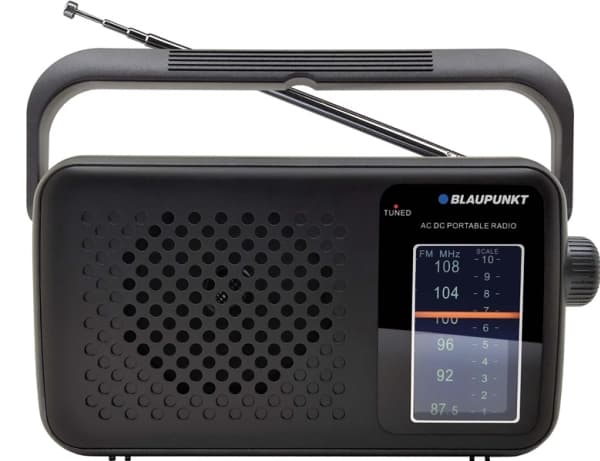 Blaupunkt PR8BK, Bärbar, Analog, FM, 0,8 W, 3,5 mm, Svart