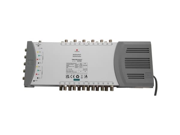 Triax TMS/CKR 9x24 S, 5 innganger, 24 utganger, 5 - 862 MHz, 950 - 2200 MHz, 10 dB, 10 dB
