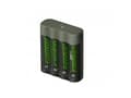 Miniatyrbilde 2 av 4: GP Batteries M451/100AAAHCE-2WB4, Nikkelmetallhydrid (NiMH), AAA, 4 stykker, Batterier medfølger