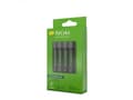 Miniatyrbilde 1 av 4: GP Batteries M451/100AAAHCE-2WB4, Nikkelmetallhydrid (NiMH), AAA, 4 stykker, Batterier medfølger