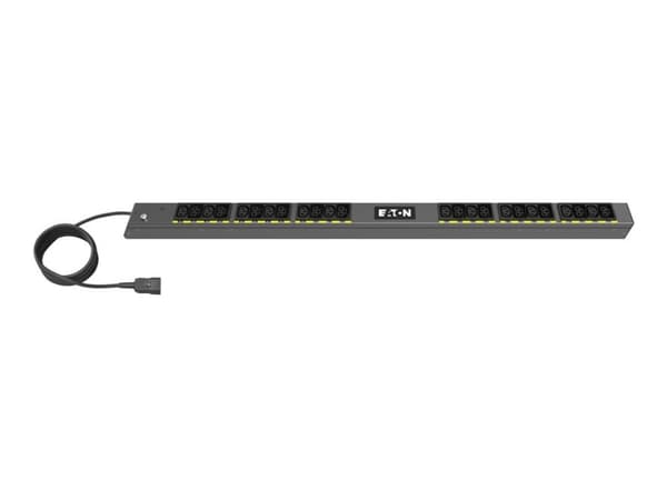 Eaton G4 - Basic - strømfordelerenhet (kan monteres i rack) - AC 200-240 V - 3.7 kW - enkeltfase - inngang: IEC 60320 C20 16A - utgangskontakter: 24 Sort