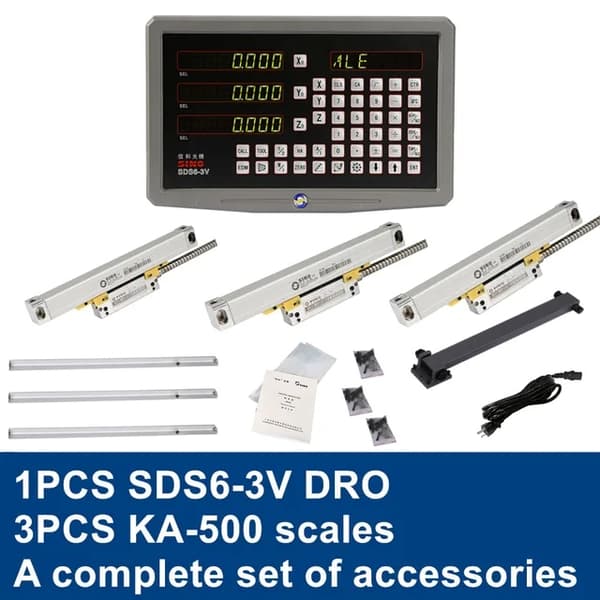 Digitalt display, metal kasse, 3 akser, Pakke 4