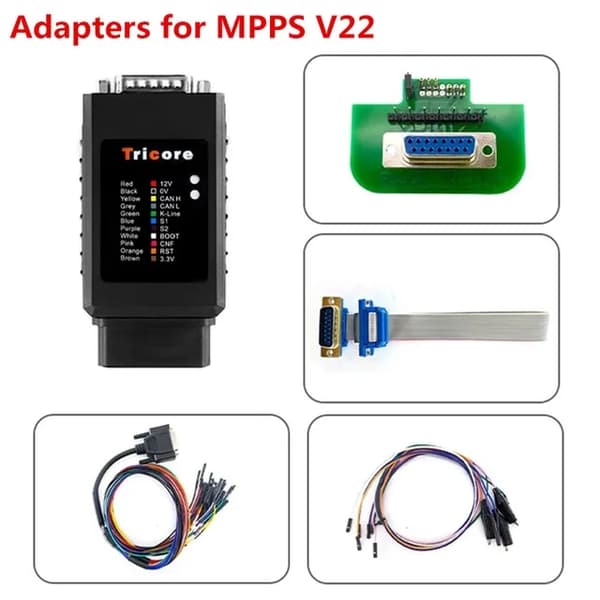ECU-sirun viritystyökalu, PÄÄ+TRICORE+MULTIBOOT, Tricore-kaapelin katkaisu, MPPS V22 Unlock