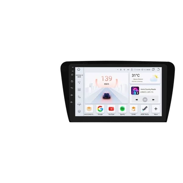 Bil Multimedia GPS Autoradio, AI Voice Control, Android Auto Carplay, 4 kerner 1G 16G -HC1L