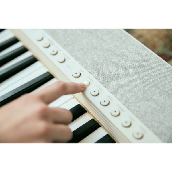 Casio MU CT-S1 Tangentbord i Vit Färg - Lättanvänt och stilrent tangentbord för musikskapande.