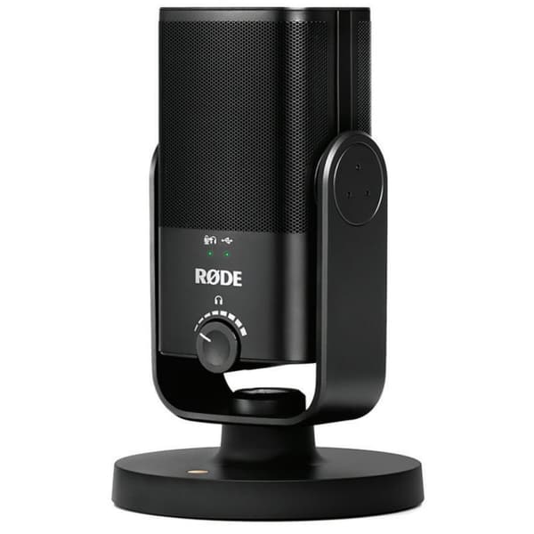 Røde Mikrofon NT-USB mini - Kompakt USB-mikrofon til professionel lydoptagelse. Nem at bruge og af høj kvalitet. Ideel til podcasting.