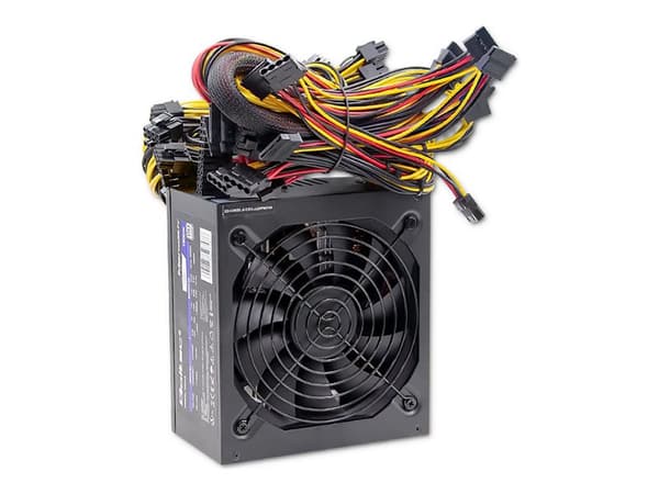 Qoltec Monolith - Strømforsyning (intern) - efficient - ATX12V / EPS12V - 80 PLUS Platinum - AC 180-240 V - 1650 watt - svart
