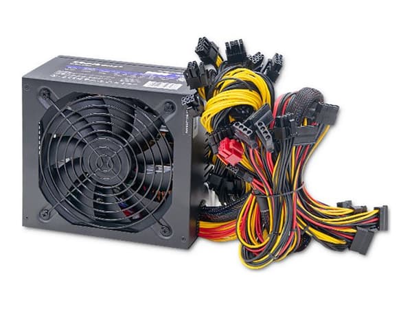Qoltec Monolith - Strømforsyning (intern) - efficient - ATX12V / EPS12V - 80 PLUS Platinum - AC 180-240 V - 1650 watt - svart