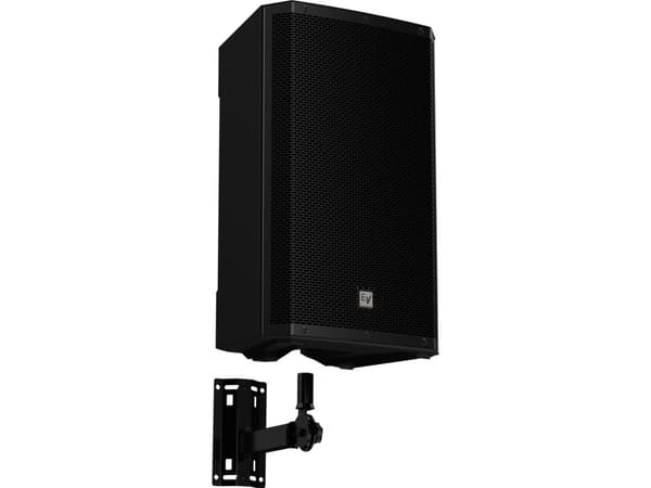 Electro-Voice BRKT-POLE-S, Vägg, 34,1 kg, Stål, Svart, Vägg, 25 cm