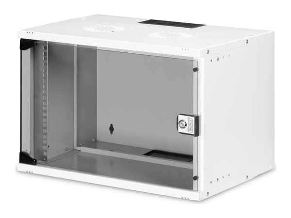 Digitus SOHO PRO Series - Skåp - 540 x 400 mm (BxD) - väggmontering - RAL 7035, ljusgrå - 7U - 19"