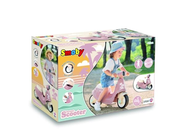 Smoby Toys potkutteluskootteri, ride-on, vaaleanpunaninen