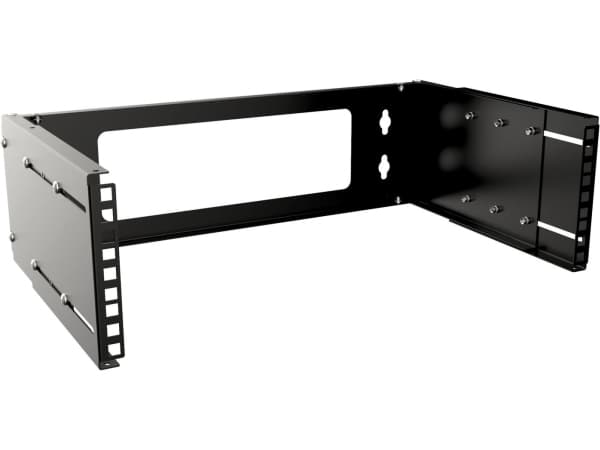 Lanview by Logon - Rack åpen ramme - adjustable depth - veggmonterbar - svart - 3U - 19"