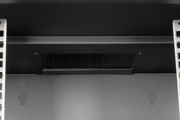 Digitus SOHO PRO Series - Rack skåp - väggmontering - RAL 9005, svart - 12U - 10"
