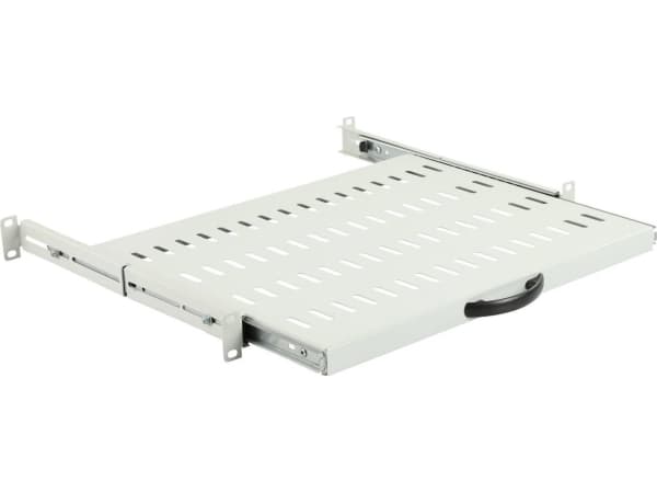 Lanview by Logon - Rack sliding shelf - vit - 1U - 19"