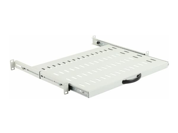 Lanview by Logon - Rack sliding shelf - vit - 1U - 19"