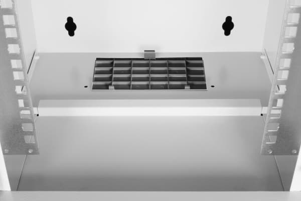 Digitus SOHO PRO Series - Rack skåp - väggmontering - RAL 7035, ljusgrå - 12U - 10"
