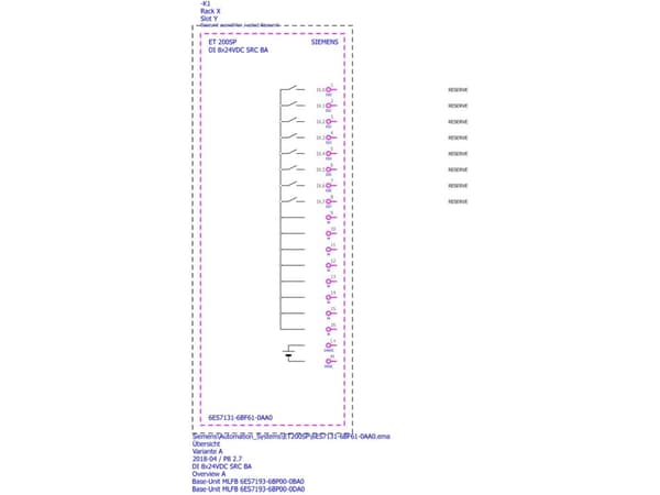 Siemens 6ES7131-6BF61-0AA0, Innendørs, Flerfarget, Tyskland, 35 g, 65 mm, 23 mm