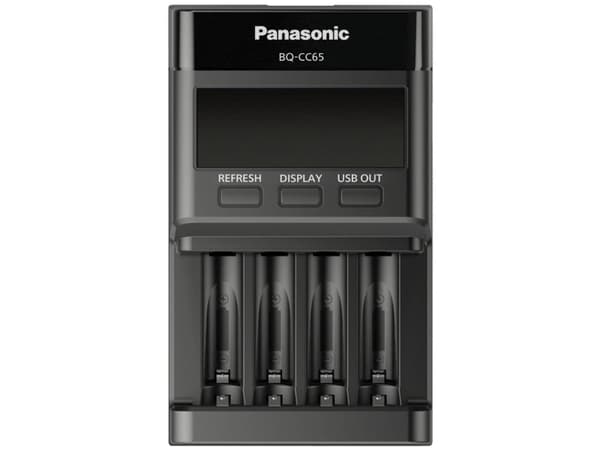 Panasonic eneloop BQ-CC65E - Akkulaturi - 4 x akkulaturi - 1 A (USB)