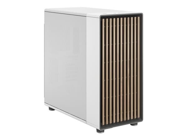 Fractal Design North XL - Pelitietokoneen kotelo - laajennettu ATX - ei virtalähdettä (ATX) - lime valkoinen - USB/Audio/Mic