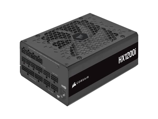 CORSAIR HXi Series HX1200i - Strømforsyning (intern) - fullt modulært, ultralavt støynivå - ATX12V 3.0 - 80 PLUS Platinum - AC 100-240 V - 1200 watt