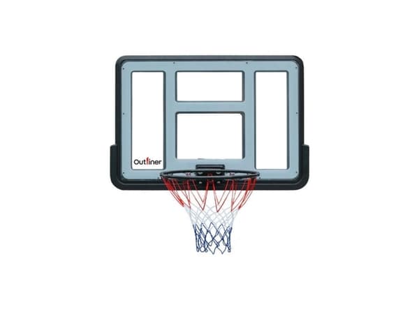 Koripallon taustalauta Outliner S007 korirenkaalla 45 cm 110x75cm