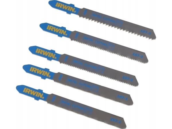 Irwin IRWIN HSS-sahanterä pistosahaan / tyyppi T / METALLI 5kpl. 0,5 - 6mm, läpipainopakkauksessa