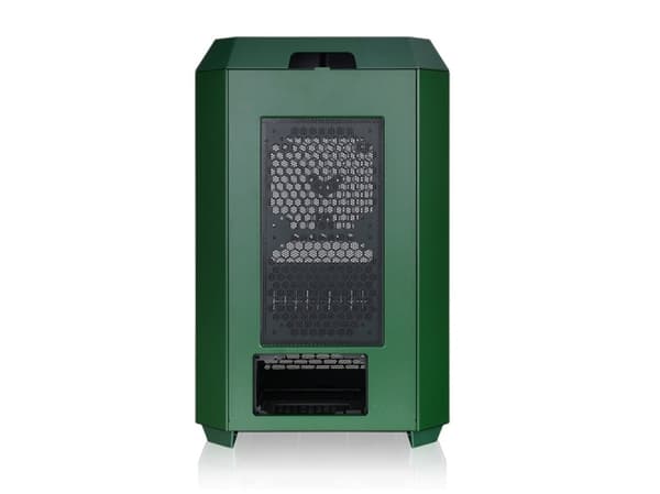 Thermaltake The Tower 300 - Mikrotårn - mini ITX / micro ATX - sidepanel med vindu (herdet glass) - ingen strømforsyning - kappløpsgrønn - USB/lyd