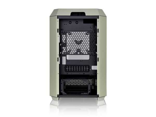 Thermaltake The Tower 300 - Mikrotårn - mini ITX / micro ATX - sidepanel med vindu (herdet glass) - ingen strømforsyning - matcha-grønn - USB/lyd