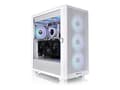 Miniatyrbild 1 av 5: Thermaltake S Series S250 TG ARGB Snow - Mid tower - utökad ATX - genomskinlig sidopanel (härdat glas) - ingen strömförsörjning (ATX) - vit - USB/lju