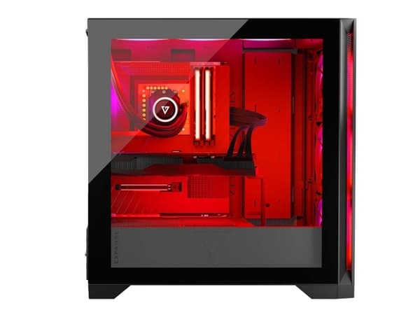 Modecom VOLCANO EXPANSE S ARGB BLACK -musta tietokonekotelo