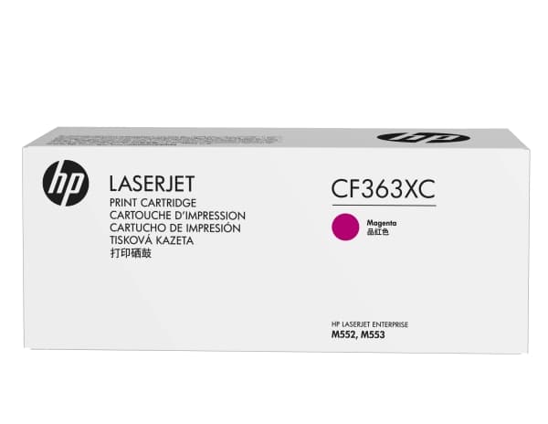 HP Contract High Yield Magenta Original LaserJet Toner Cartridge, 9500 sider, Fiolblå, 1 stykker