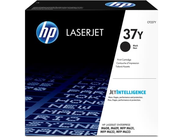 HP 37Y Blk Contract LJ Toner Cartridge, 41000 sider, Svart, 1 stykker