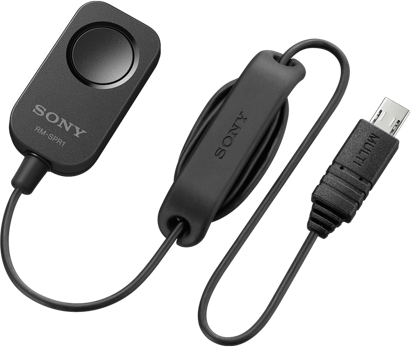 Sony RM-SPR1 - Kamerafjernkontroll - kabel - svart - for Cinema Line ILME-FX3; Cyber-shot DSC-RX100; a6100; a6400; a6600; a7 IV; a7s III; a9 II