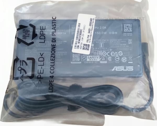 ASUS 0A001-00083400, kannettava tietokone, sisätiloissa, 100 - 240 V, 50 - 60 Hz, 150 W, 19 V