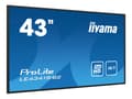 Miniatyrbilde 2 av 5: iiyama ProLite LE4341S-B2 - 43" Diagonalklasse (42.5" synlig) LED-bakgrunnsbelyst LCD-skjerm - intelligent skilting - 1080p 1920 x 1080 - svart fas m