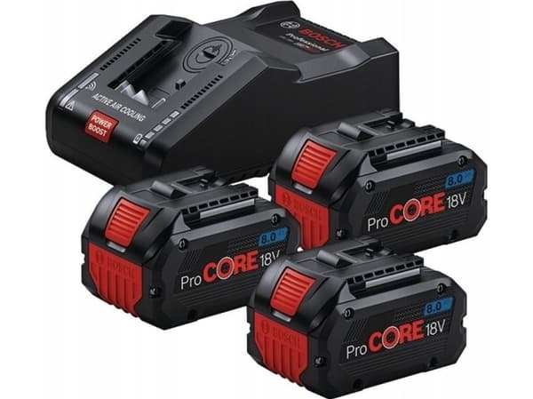 Bosch STARTERSÆT 3XPC18V 8AH GAL 18V-160