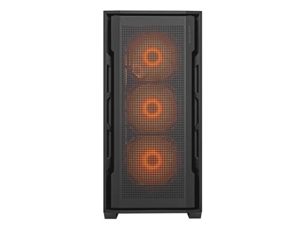 COUGAR Gaming UNIFACE RGB, Midi Tower, PC, Black, ATX, CEB, EATX, micro ATX, Mini-ITX, Multi, 18 cm